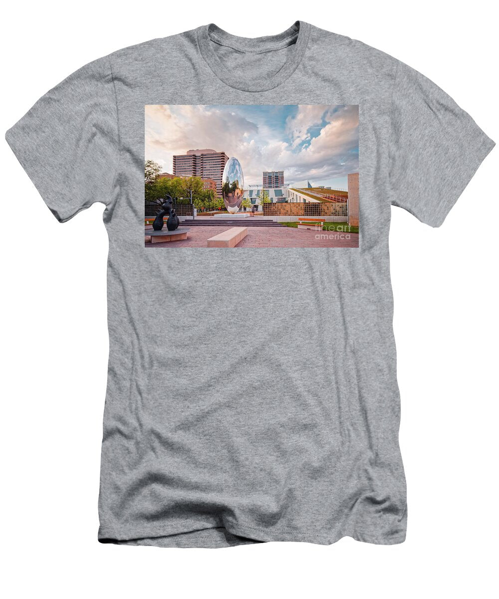 Architectural Photograph of Anish Kapoor Cloud Column At the Glassell School of Art Mfa Houston Silvio Ligutti T-Shirt