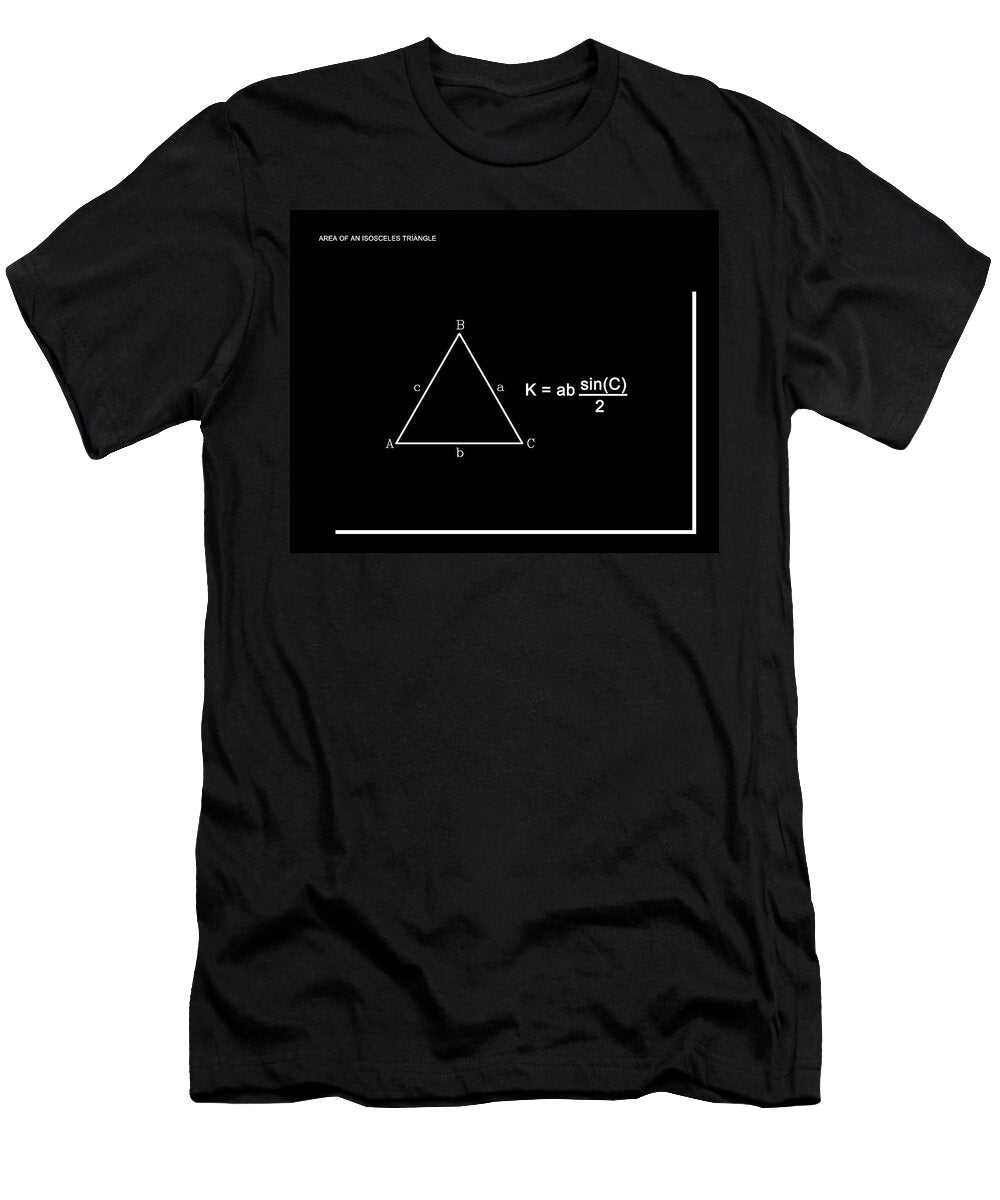 Area of an Isosceles Triangle B W Paulette Wright T-Shirt