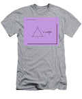 Area of an Isosceles Triangle Lavender Black Paulette Wright T-Shirt
