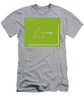 Area of an Isosceles Triangle Lime White Paulette Wright T-Shirt