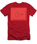 Area of an Isosceles Triangle Red Black Paulette Wright T-Shirt