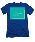 Area of an Isosceles Triangle Teal White Paulette Wright T-Shirt