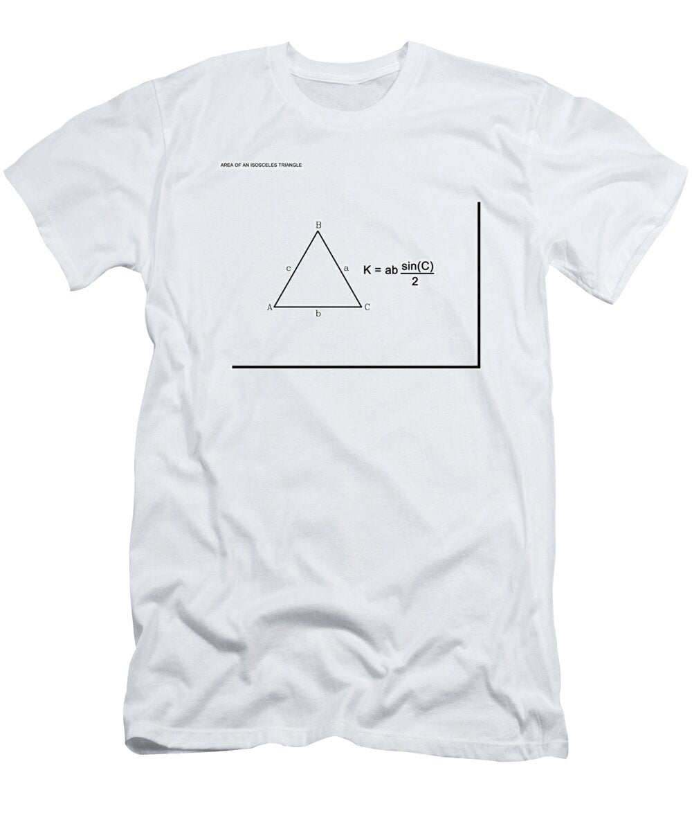 Area of an Isosceles Triangle W B Paulette Wright T-Shirt