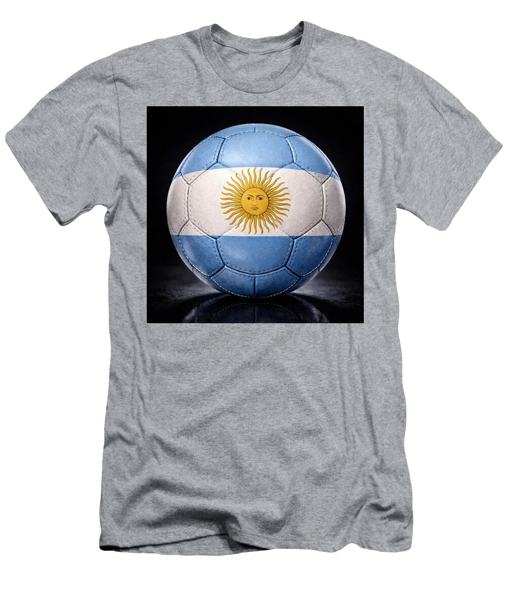 Argentina Flag Luxury Soccer Ball 2026 World Cup Max Freeman T-Shirt