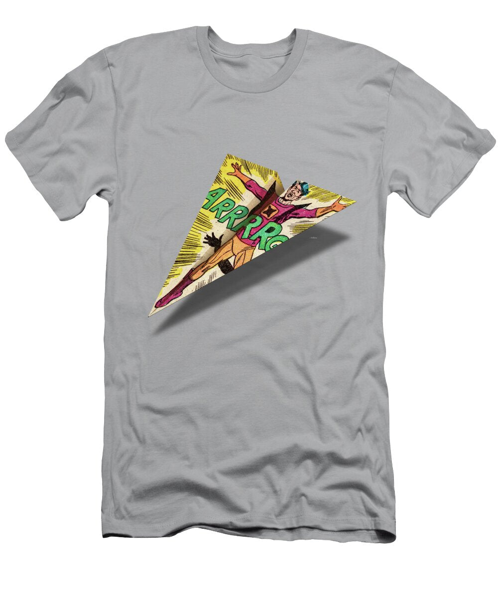 Argh Comics Panel Art 1 Paper Airplane Yopedro T-Shirt