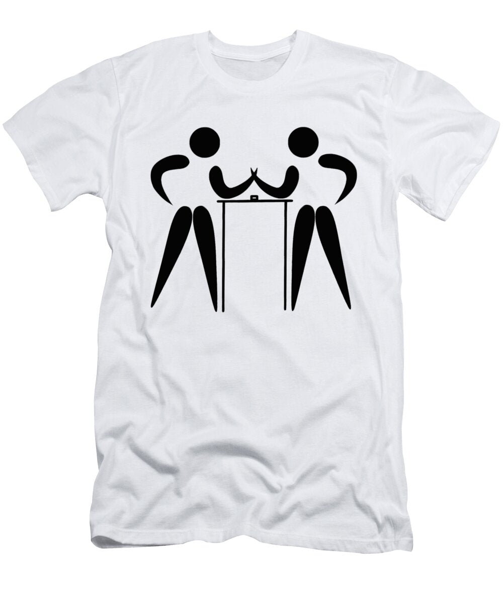 Arm Wrestling Pictogram a Z T-Shirt