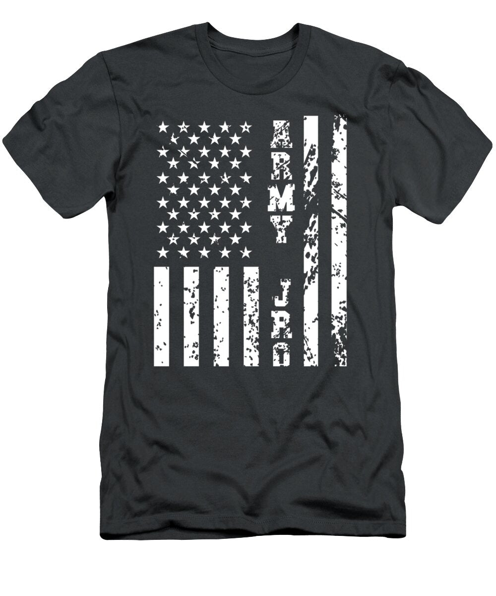 Army Jrotc United States Army Junior Rotc W US Flag Fidag Garci T-Shirt