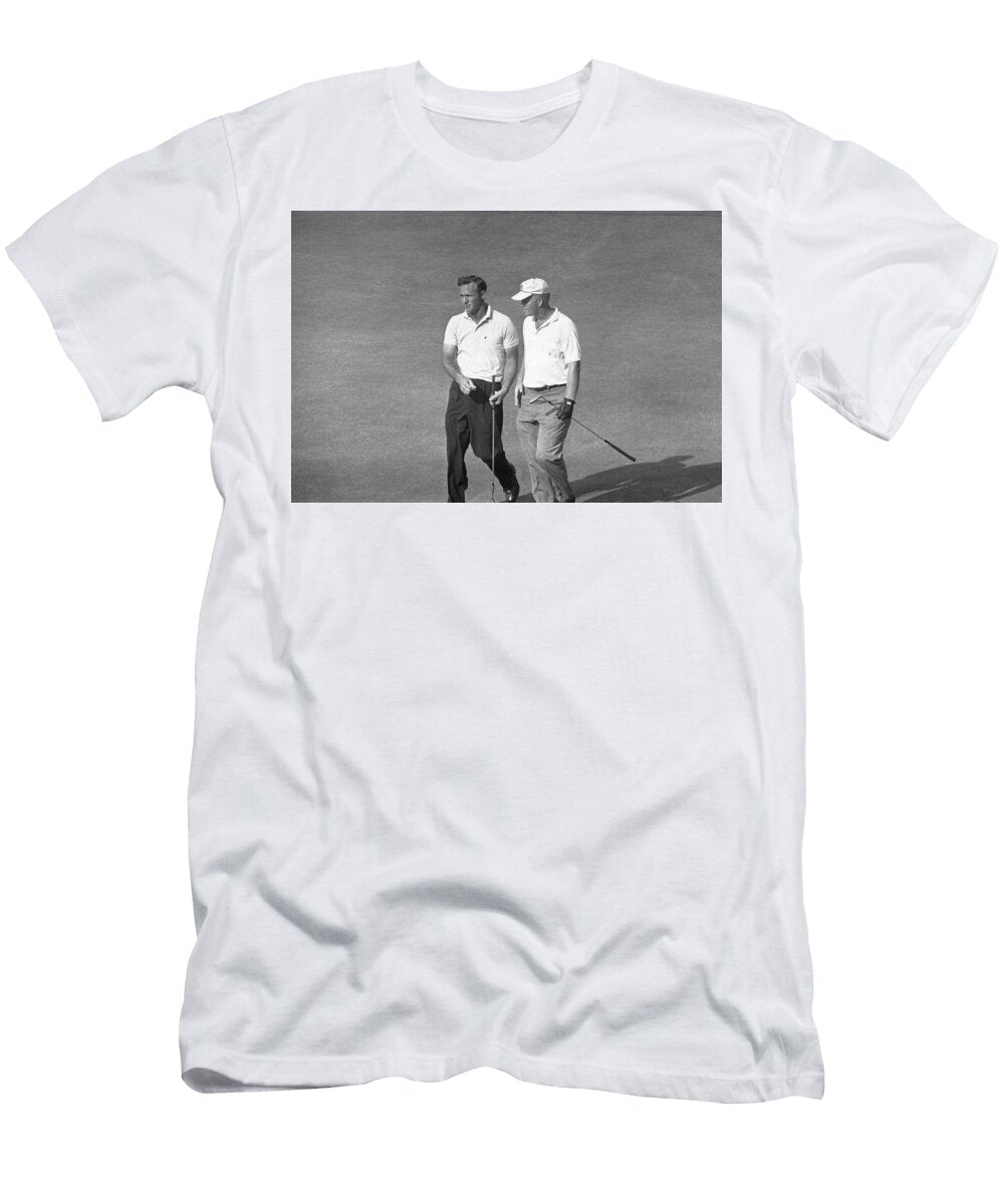 Arnold Palmer Jack Nicklaus Walk Off Hole 18 Putt Playoff 1962 Usopen Peter Nowell T-Shirt