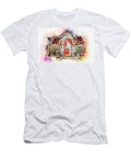 Art Flowers Door Cottage Khaled Elsharkwy T-Shirt