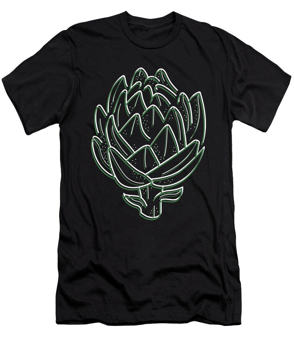 Artichoke Lineart Manuel Schmucker T-Shirt