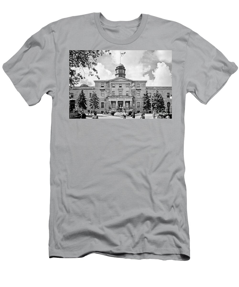 Arts Building Mcgill University Montreal Black and White Dmr Filho T-Shirt