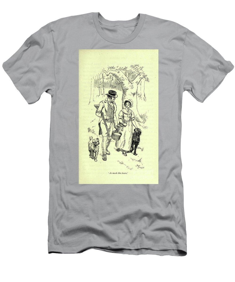 As Much Like Lovers L4 Historic Illustrations T-Shirt