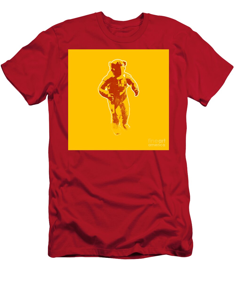 Astronaut Graphic Pixel Chimp T-Shirt