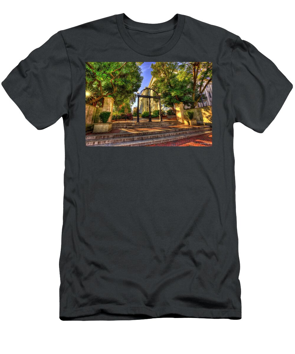 Athens Georgia the Arch Early Light University of Georgia Athens Georgia Architectural Landscape Art Reid Callaway T-Shirt