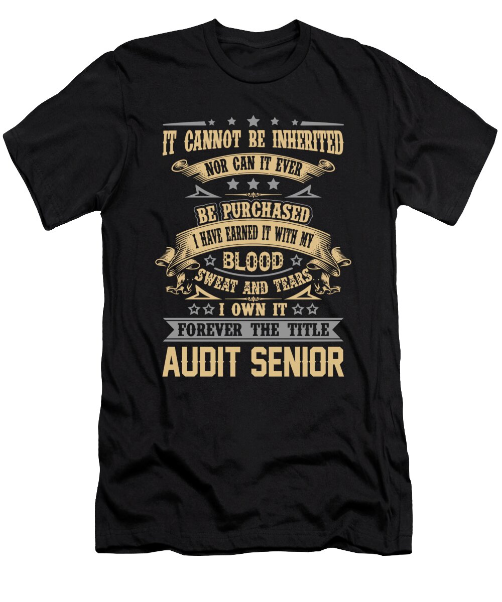 Audit Senior Forever the Title Job Gift Item Shi Hu Kang T-Shirt