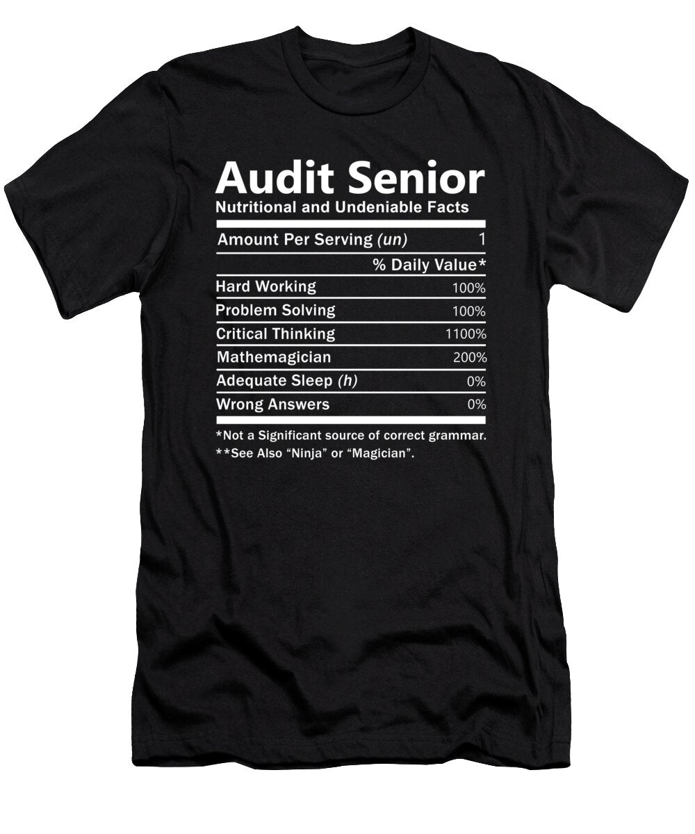 Audit Senior Nutrition Factors Gift Item Shi Hu Kang T-Shirt