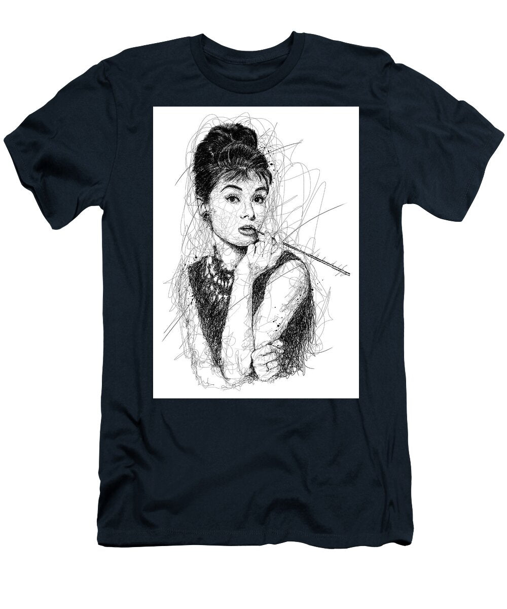 Audrey Hepburn Izmo Scribbles T-Shirt