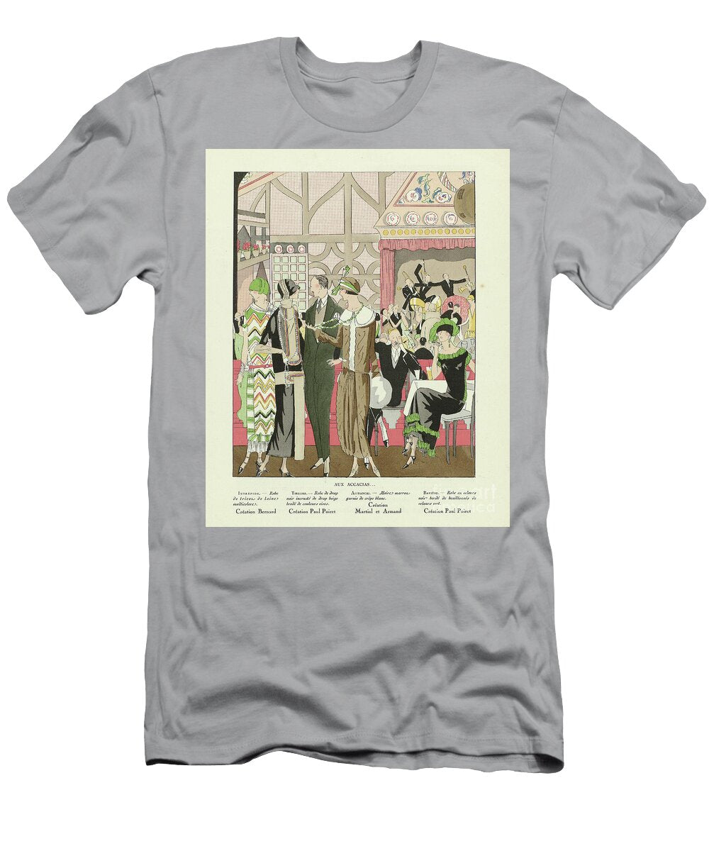 Aux Accacias From Art Gout Beaute 1924 French School T-Shirt