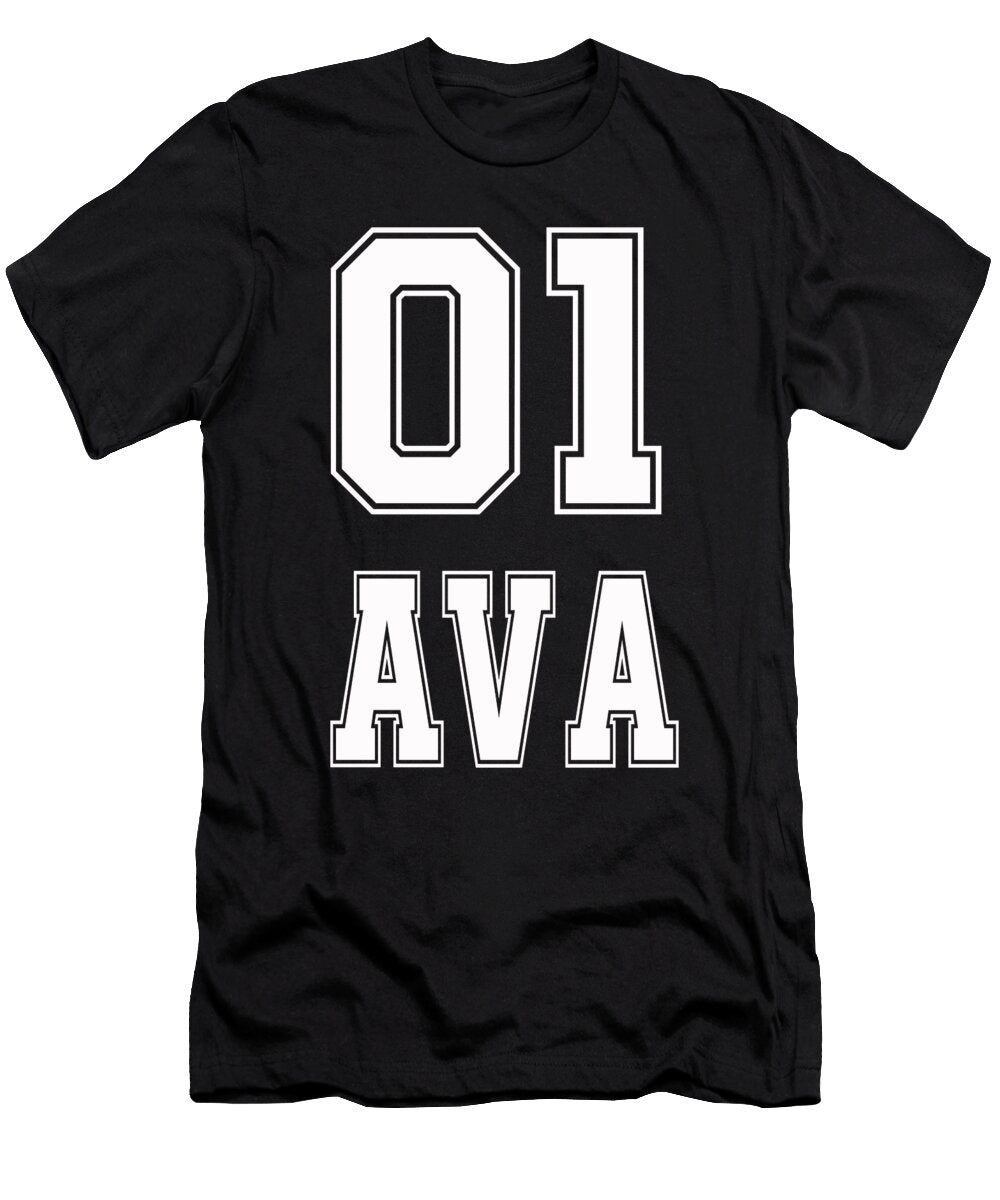 Ava Cool Name Day Birthday Gift Benjamin Burkert T-Shirt