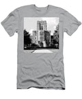 Ayres Hall University of Tennessee Knoxville Campus Black and White Dmr Filho T-Shirt