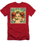 Baby Boxing Gloves Comic Book Art 66 Mad Paperairplanes T-Shirt
