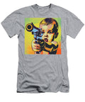 Baby with a Hand Gun Comic Book Panel 91 Mad Paperairplanes T-Shirt