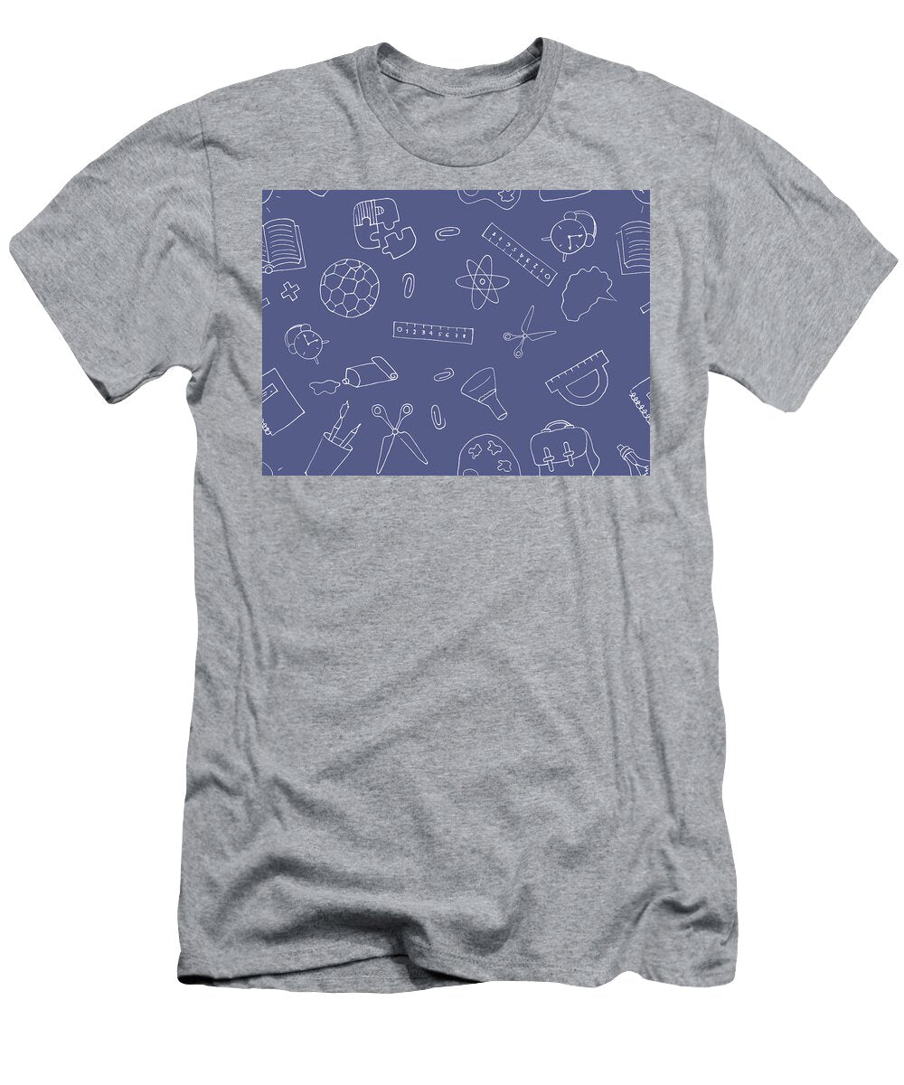 Back to School Study Supplies No 02 Mounir Khalfouf T-Shirt