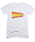 Back to the Future Delorean White Stencil Fan Oliver Sebastian T-Shirt