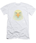 Bald Eagle Head Front View Pointillist Impressionist Pop Art Style Aloysius Patrimonio T-Shirt