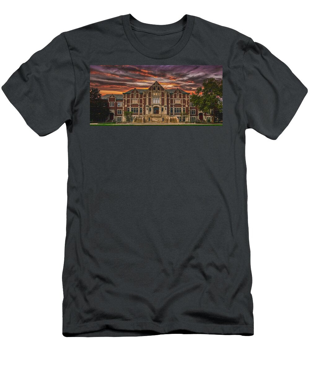 Ball State University Campus At Sunset Mountain Dreams T-Shirt