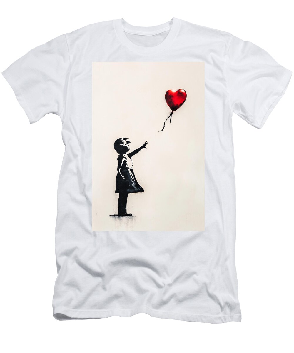 Balloon Girl Kevin Walker and Pixel Reverie T-Shirt