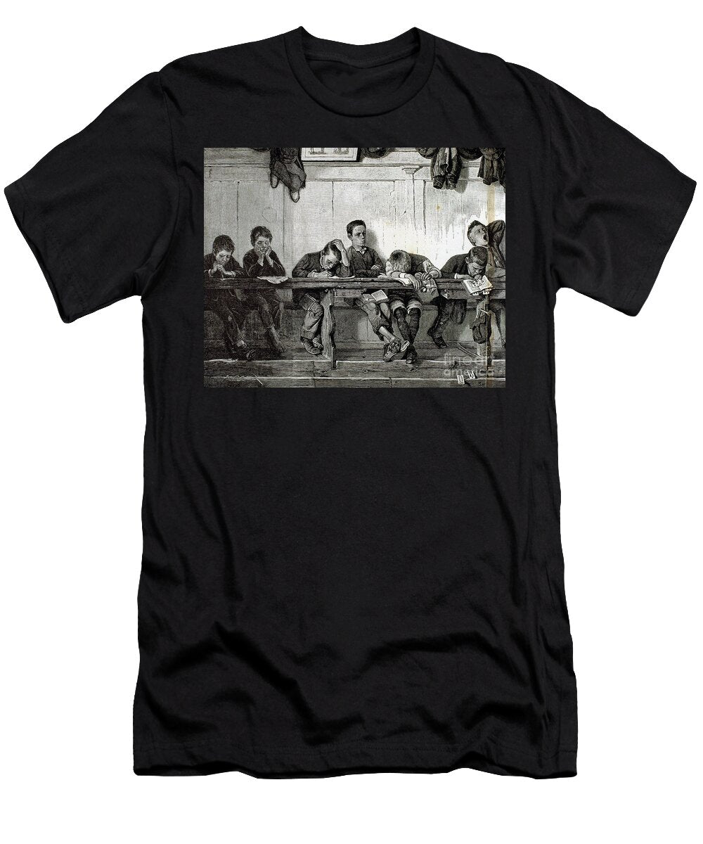 Bank of Punished in a School 1884 Unknown Artist T-Shirt