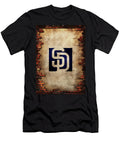 Baseball Brick Art San Diego Padres Leith Huber T-Shirt