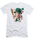 Baseball Mascot with Shamrock Hat Joanna Redesiuk T-Shirt