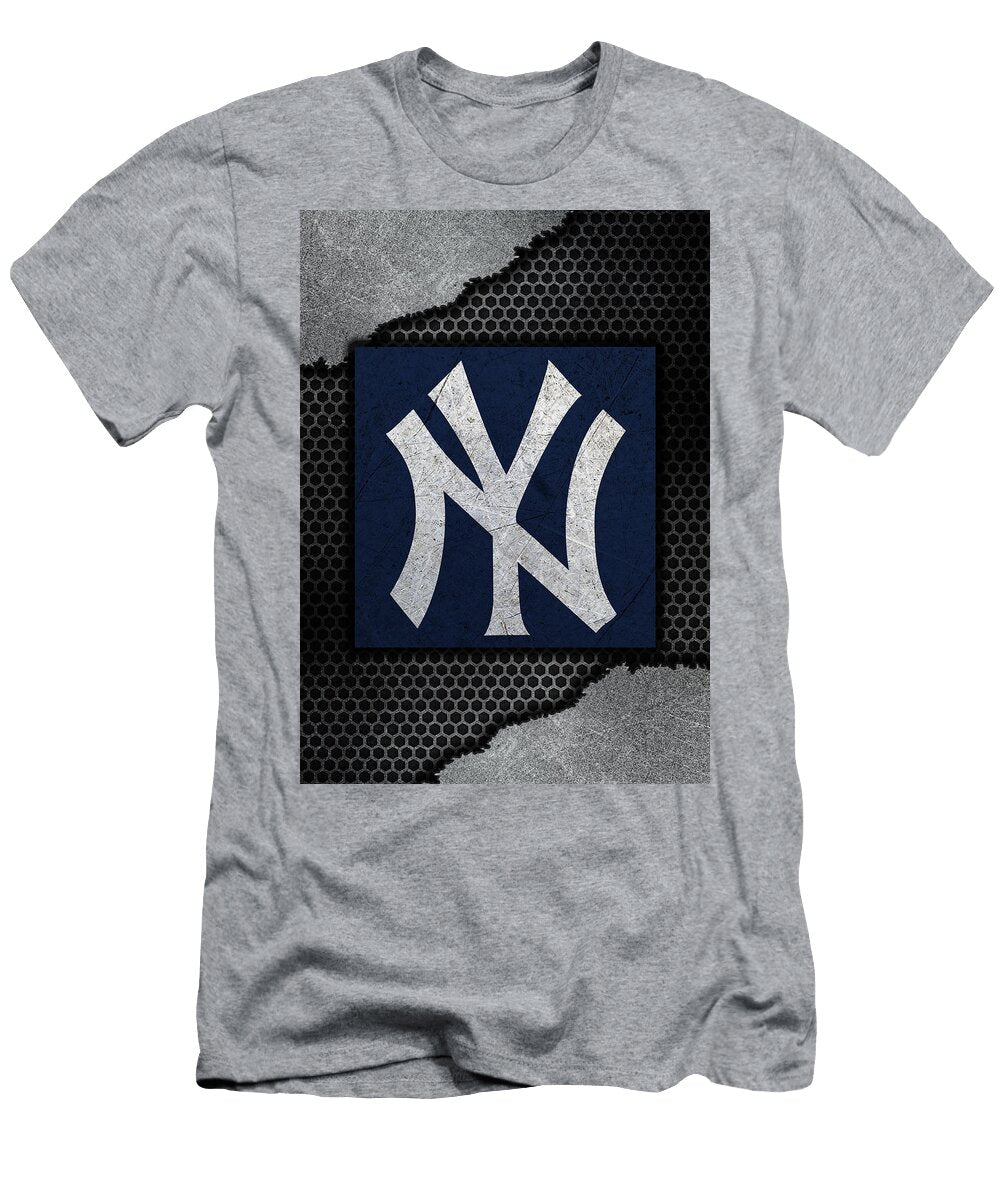 Baseball Metal New York Yankees Leith Huber T-Shirt