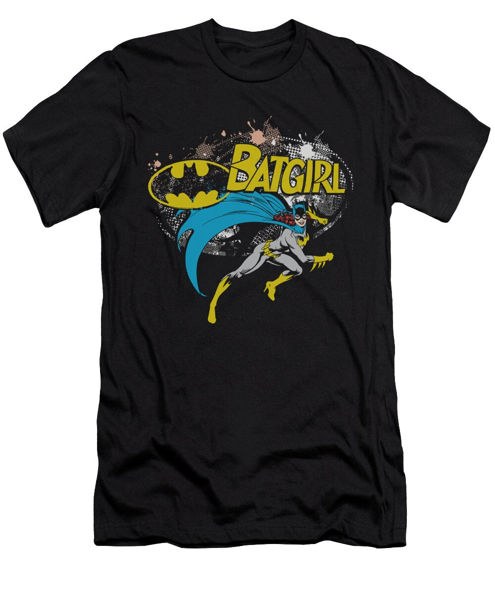 Batman Batgirl Halftone Brand a T-Shirt