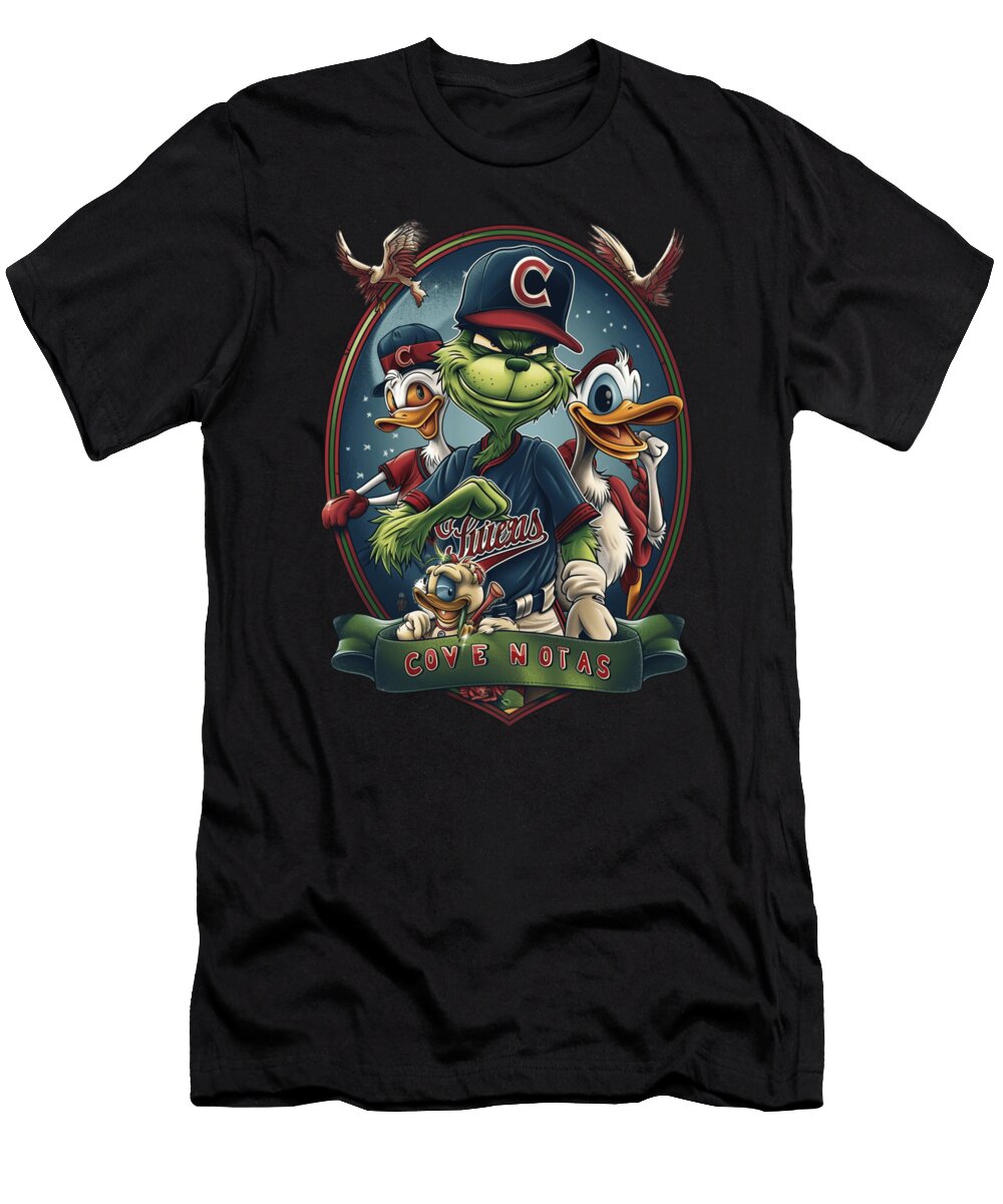 Battle of the Grinch Vs Indians Logo Rush T-Shirt