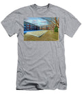 Beach Volleyball Court Utmartin Larry Braun T-Shirt