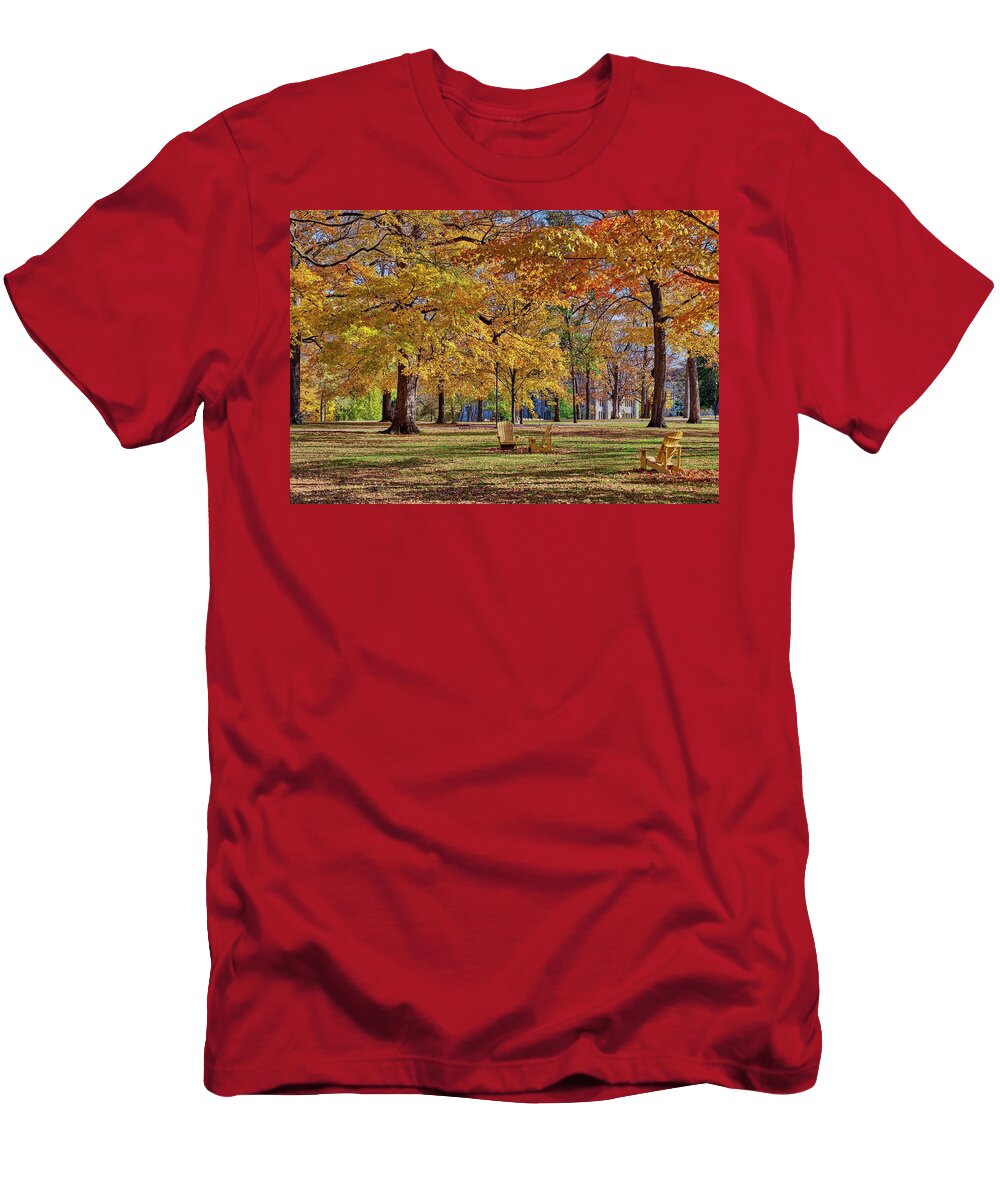 Beautiful Autumn Day on the Campus of St Olaf College Mountain Dreams T-Shirt