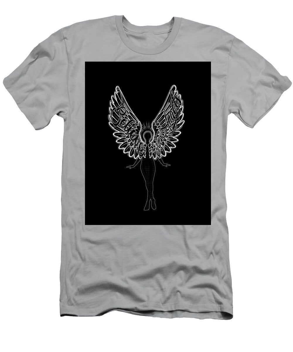 Believe in Angels Black Rene Lopez T-Shirt