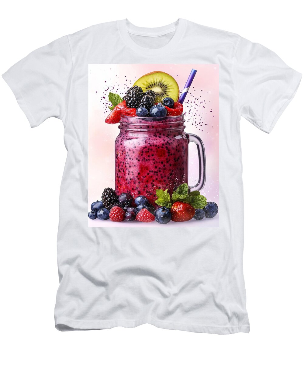 Berry Boom Xenia Bordeaux T-Shirt