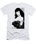Bettie Page Whips and Chains Excite Me Mugshot Gallery T-Shirt