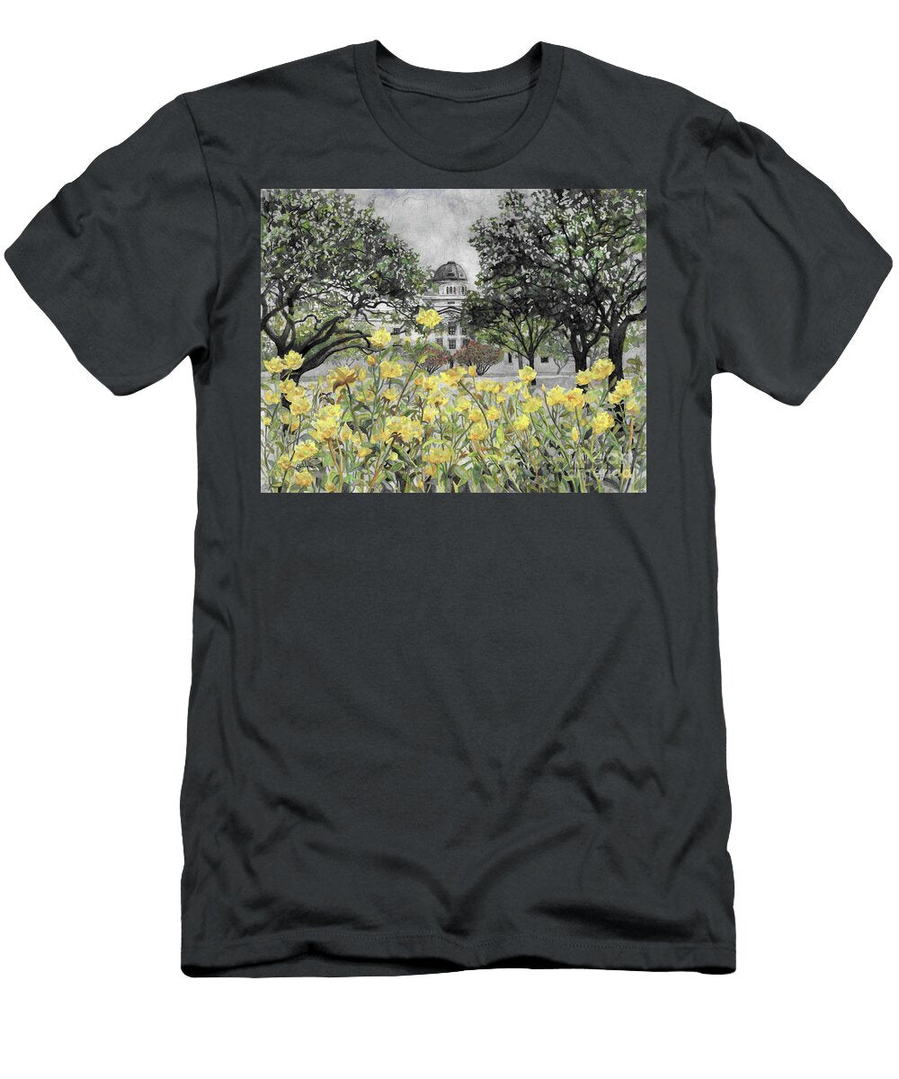 Beyond Rose Garden Gray Hailey E Herrera T-Shirt