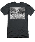 Beyond Rose Garden in Black and White Hailey E Herrera T-Shirt