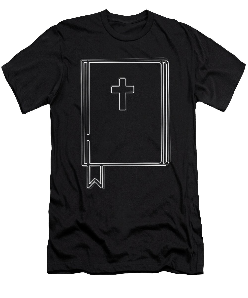 Bibel Lineart Christian Manuel Schmucker T-Shirt
