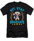 Bichon Frise Dog Senior Sit Stay Graduate Proud Sophie Eleanor T-Shirt