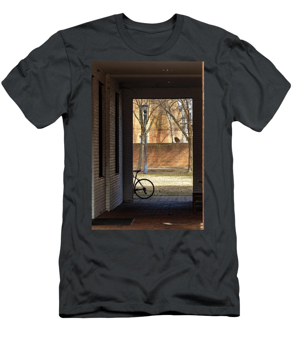 Bicycle in Brick Archway Alexander Farnsworth T-Shirt