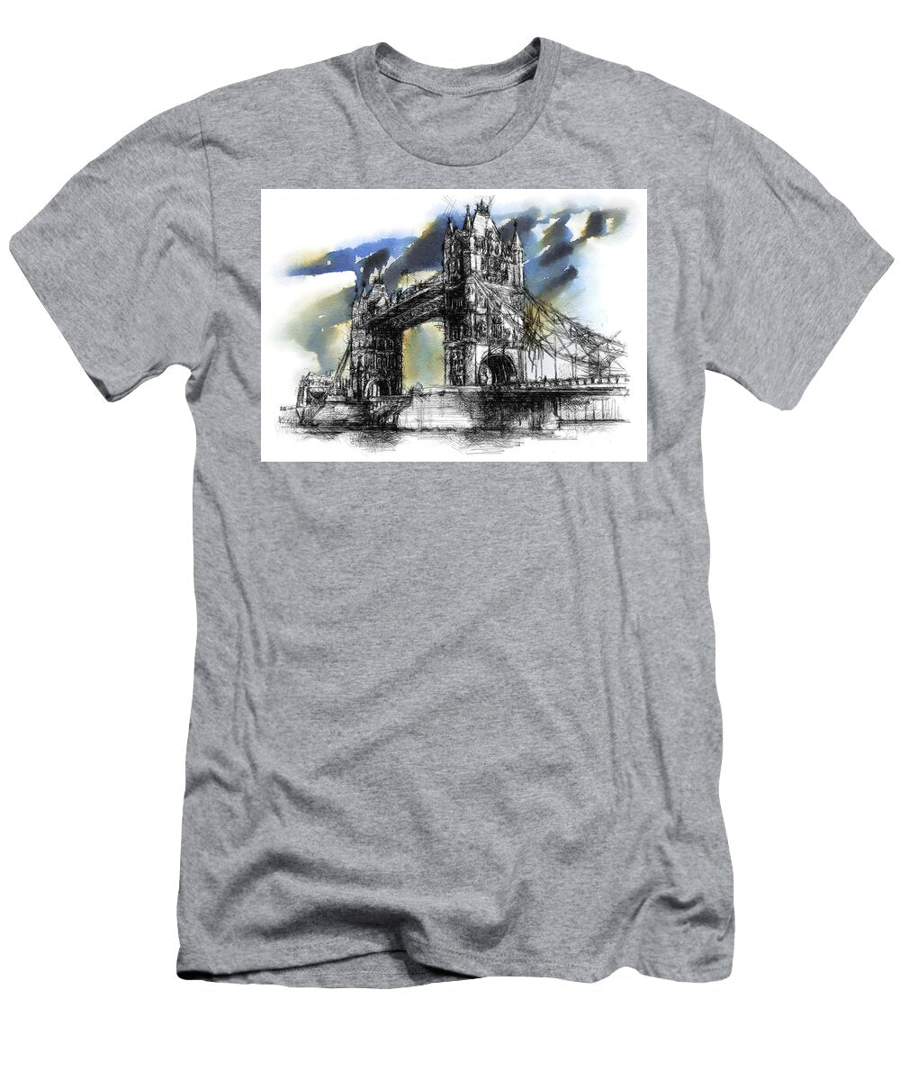 Big Bridge Painting Lauren Dane T-Shirt