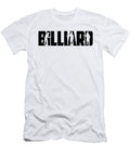 Billiard Word Typograhpy Design Jensen Cena T-Shirt