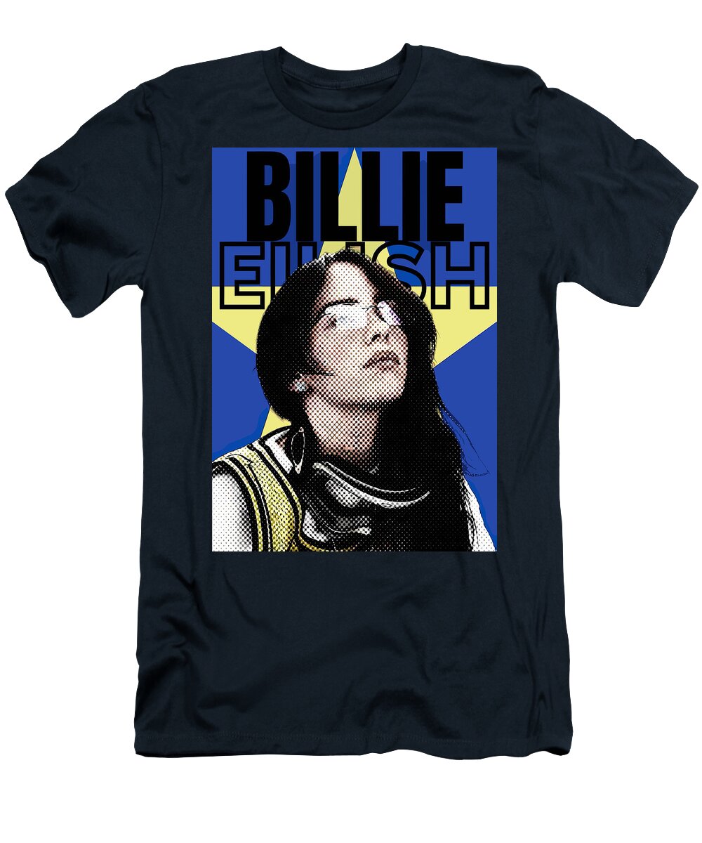 Billie Eilish Pop Art Design Fany Vidiana T-Shirt